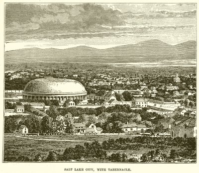 Salt Lake City, con Tabernáculo de English School
