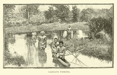 Samoanos pescando de English School