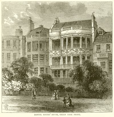 Casa de Samuel Rogers, Frente al Green Park de English School