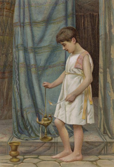Samuel en el templo de English School
