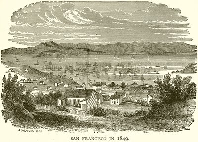 San Francisco en 1849 de English School