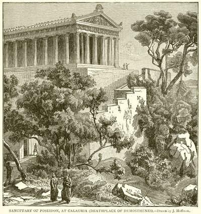 Santuario de Poseidón, en Calauria (Lugar de muerte de Demóstenes) de English School