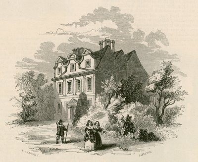 Sandford Manor House, Fulham, Londres, anteriormente la residencia de Nell Gwynne de English School
