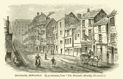 Sandgate, Newcastle (grabado) de English School