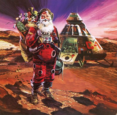 Santa Claus en Marte, según lo representado en 1976 de English School