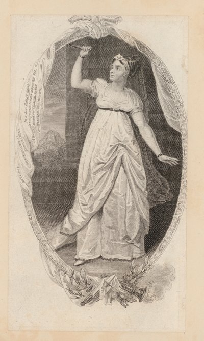 Sarah Siddons, actriz, como Euphrasia de English School