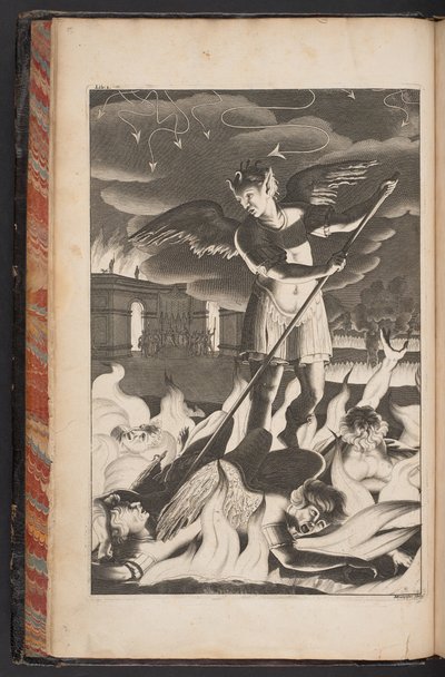 Satanás del Paraíso Perdido de John Milton de English School