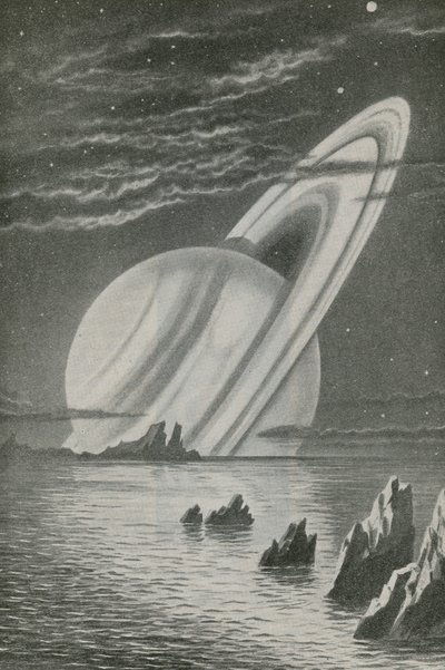 Saturno como un sol poniente de English School