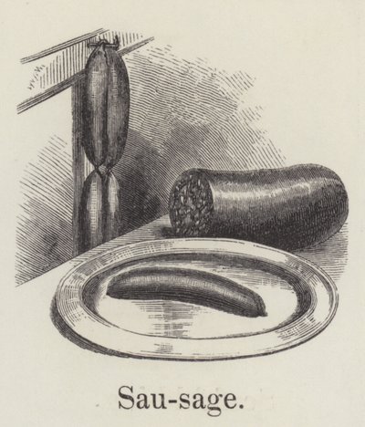 Salchicha (grabado) de English School