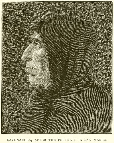 Savonarola, según el retrato en San Marco de English School