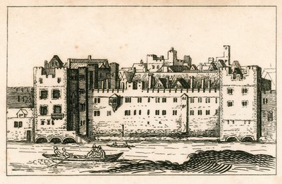 Savoy, Londres, como era en el año 1650, de un grabado de W Holler de English School