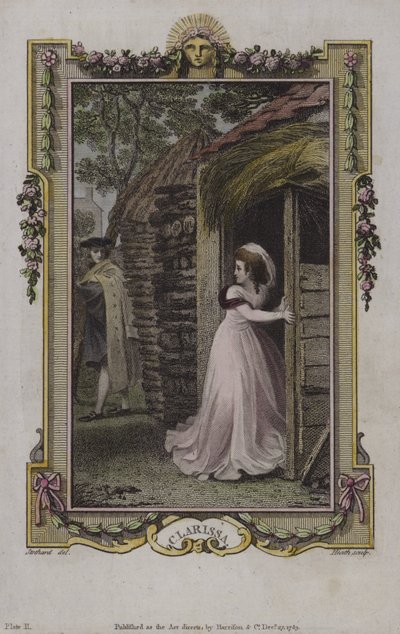 Escena de Clarissa, de Samuel Richardson de English School