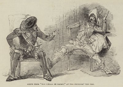 Escena de "Don César de Bazán" en el Teatro de la Princesa de English School