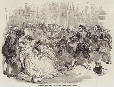 Escena de "La Traviata" en el Her Majesty