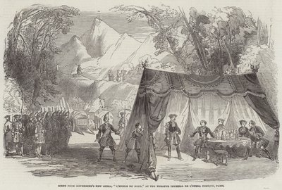 Escena de la Nueva Ópera de Meyerbeer, "L