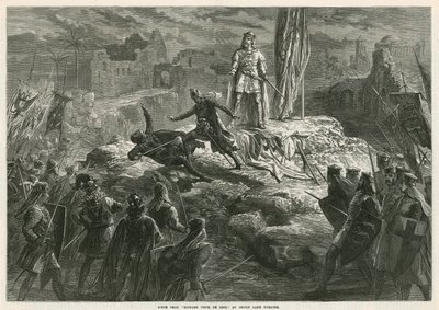 Escena de Ricardo Corazón de León en el Teatro Drury Lane de English School