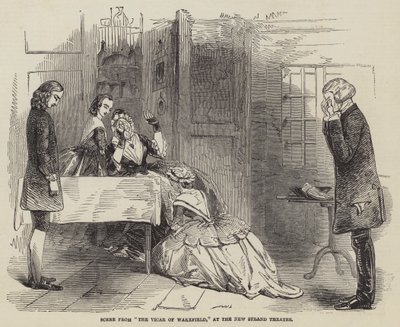 Escena de "El vicario de Wakefield" en el Teatro New Strand de English School