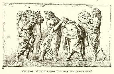 Escena de iniciación en los misterios dionisíacos de English School
