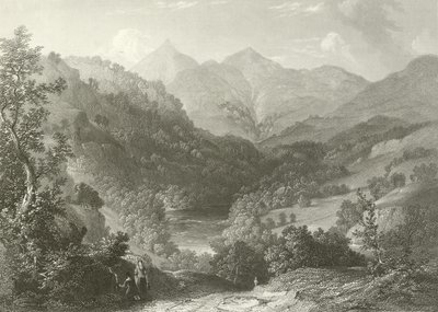 Escena en el Tummel, cerca de Benurackie de English School