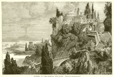 Paisaje en el cabo Miseno, cerca de Baiae de English School