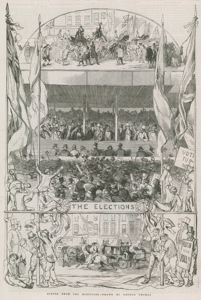 Escenas de las elecciones de English School