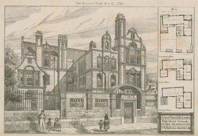 Junta Escolar de Londres, Escuelas de High Street, Stoke Newington, Londres de English School