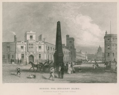 Escuela para Ciegos Indigentes y Hospital de Bethlehem, St Georges Field, Southwark de English School