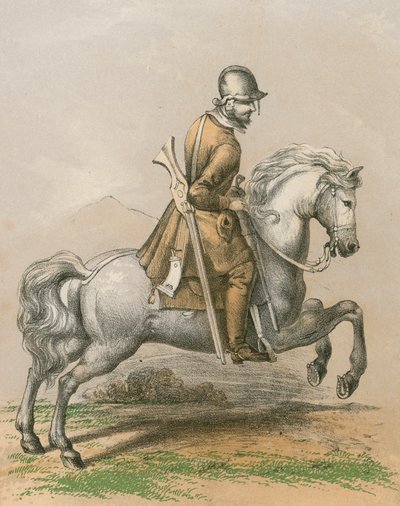 Dragón escocés, 1680 de English School