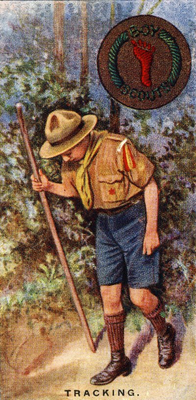 Insignia de Rastreo para Scouts, 1929 de English School