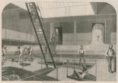 Sala de máquinas de tornillo del Gran Eastern de English School