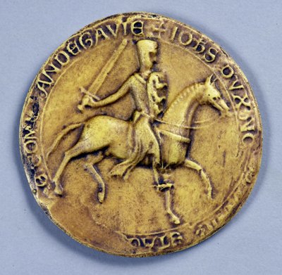Sello del Rey Juan (1167-1216) 1200 de English School