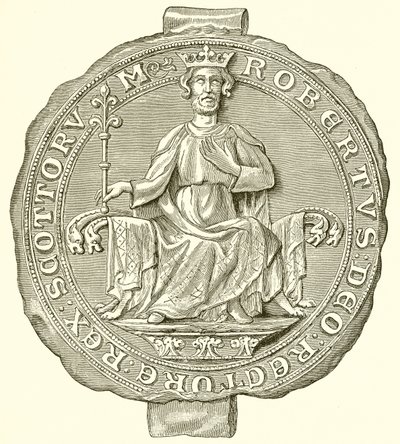 Sello de Robert Bruce, Rey de Escocia de English School