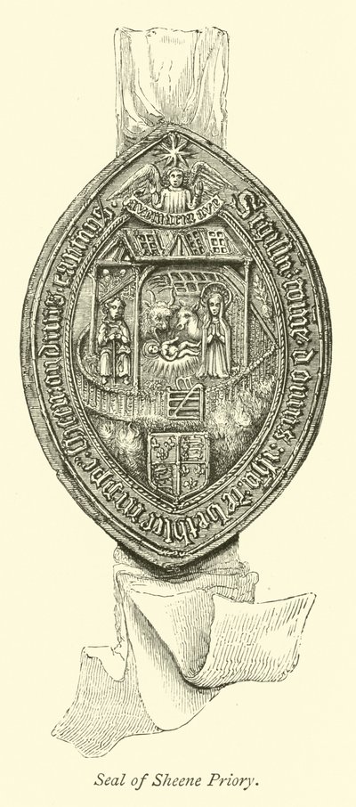 Sello del Priorato de Sheene de English School