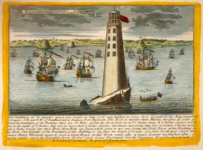 Segundo faro de Eddystone, cerca de Plymouth de English School