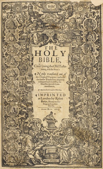 Segunda edición en folio de la llamada Biblia King James, 