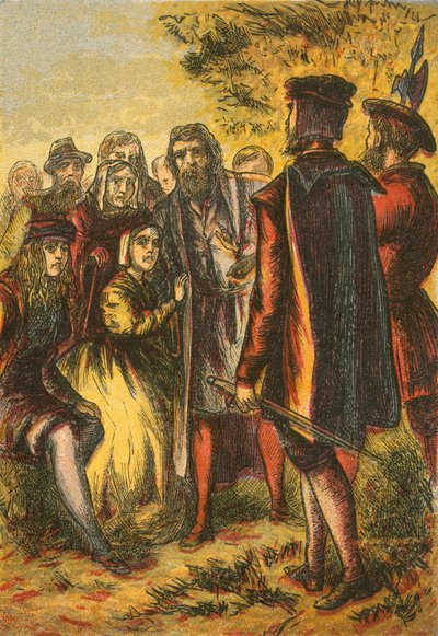 Captura de protestantes en Islington de English School