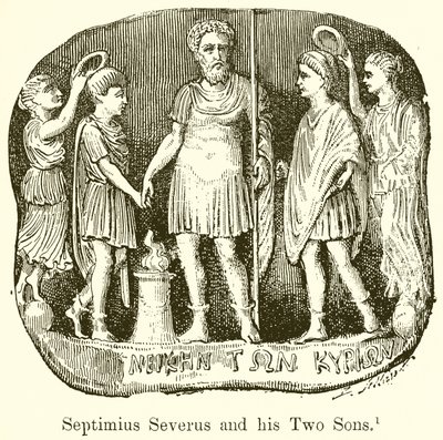 Septimio Severo y sus Dos Hijos de English School