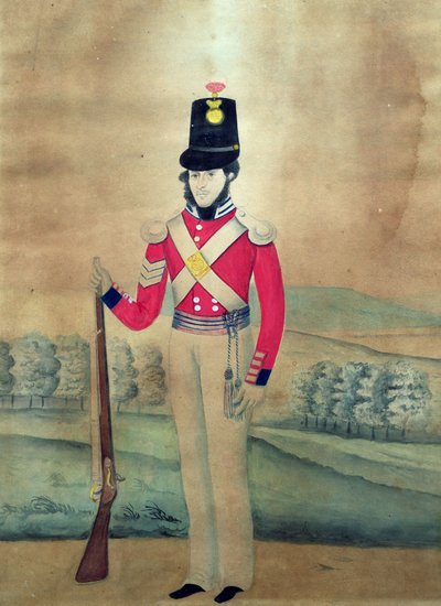 Sargento, Ejército Británico, c.1815 de English School