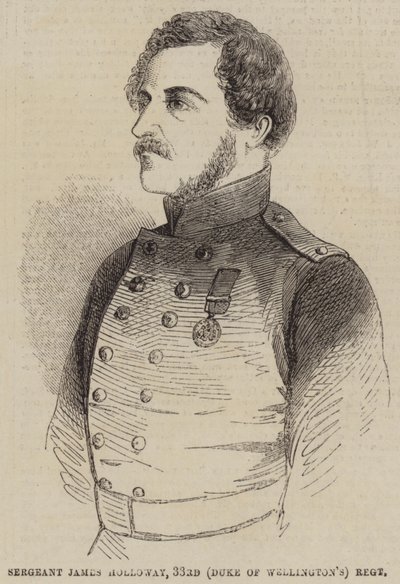 Sargento James Holloway, 33º Regimiento (del Duque de Wellington) de English School