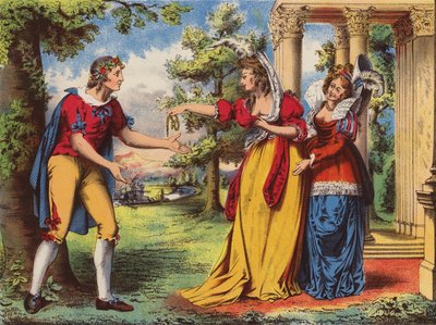 Shakespeare: Como gustéis (chromolitho) de English School