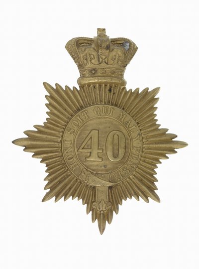 Placa de shako de English School