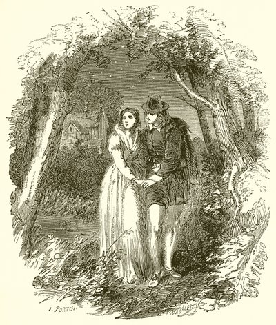 Shakespeare con su futura esposa de English School