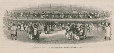 Exposición de ovejas y cerdos del Smithfield Club de English School