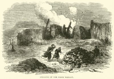 Bombardeo de la Porte Maillot, enero 1871 de English School