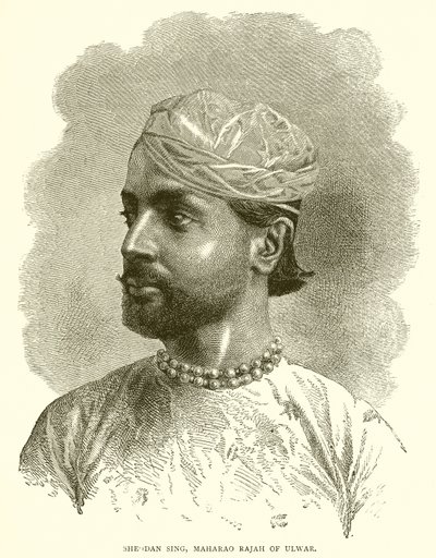 Sheodan Singh, Maharao Rajah de Ulwar de English School