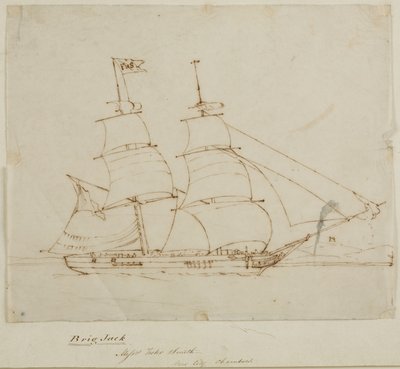 Retrato de Barco - Brig Jack de English School
