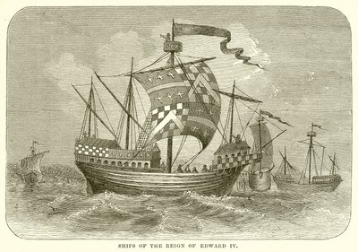 Barco del reinado de Eduardo IV de English School