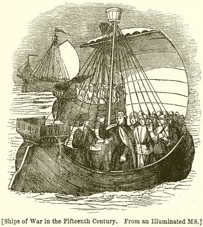 [Barcos de guerra en el siglo XV] de English School