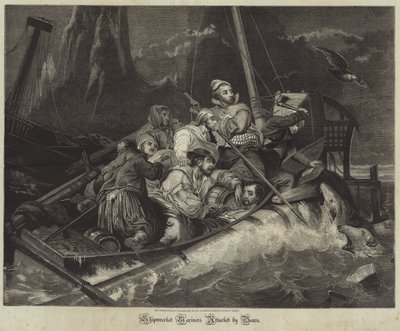 Marineros náufragos atacados por osos de English School