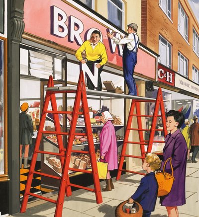 Reparadores de tiendas de English School